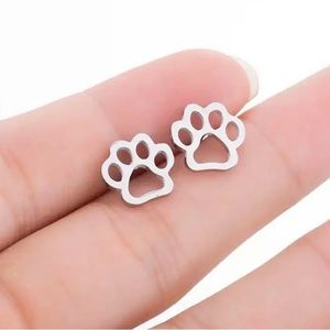 NEW Cute Paw Print Stud Fashion Earrings